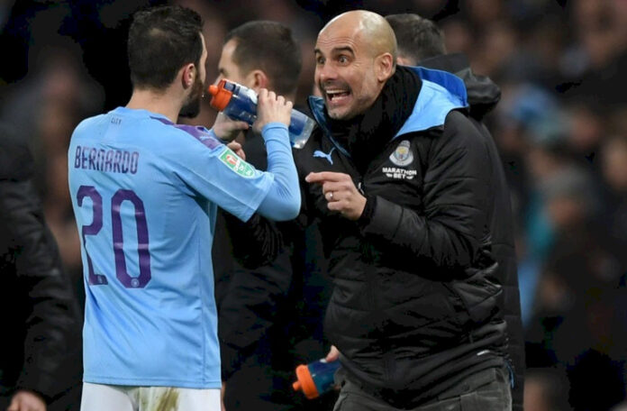 Guardiola i Bernardo Silva Guardiola i Bernardo Silva