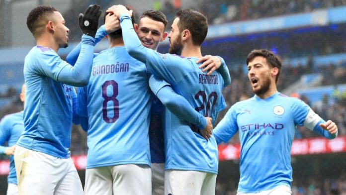 Manchester City radość Manchester City radość