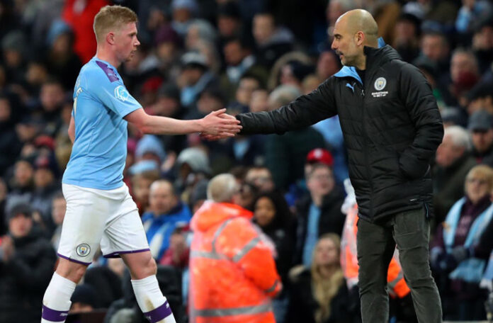 De Bruyne i Guardiola De Bruyne i Guardiola