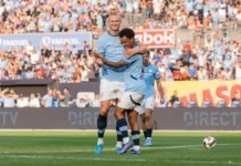 Znamy składy na mecz Villarreal CF – Manchester City. Podstawowe jedenastki obydwu drużyn (21.10.2025) Erling Haaland i Oscar Bobb | Manchester City 2024