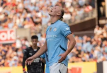 Manchester City – Liverpool FC statystyki meczowe. Analiza spotkania (09.11.2025) Erling Haaland | Manchester City 2024