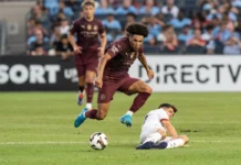 Transmisja meczu Man City – Borussia Dortmund. Gdzie obejrzeć? (05.11.2025) Rico Lewis | Manchester City 2024