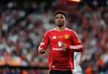 Lisandro Martinez wściekły po derbach Manchesteru. „To było ogromnie niesprawiedliwe” Manchester United - Amad Diallo 1